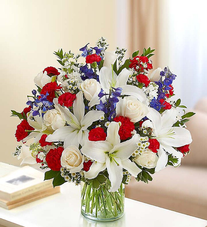 Sincerest Sorrow - Red, White and Blue : Rutherford, NJ Florist : Same ...